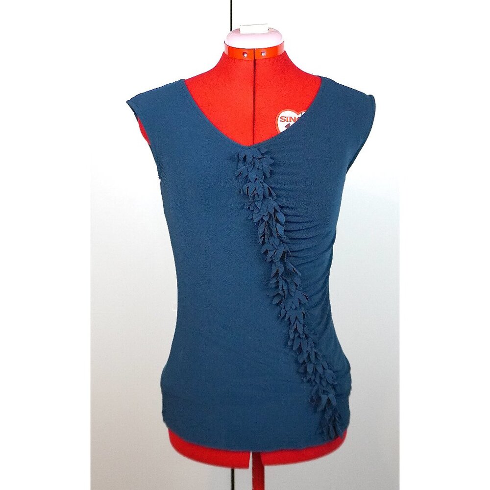 Cleo Teal Top